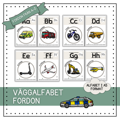 Väggalfabet (Fordon)